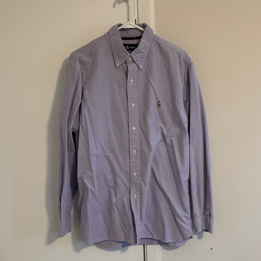 Men's Ralph Lauren Purple Button-Down Shirt size XL